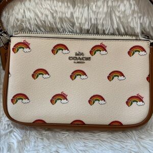 Coach Nolita 19 with rainbow print
